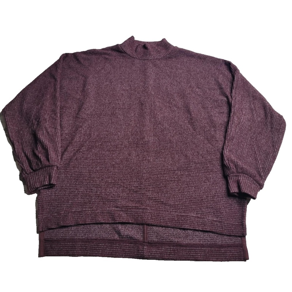 Banana Republic Loungewear Ribbed Top Women's Petite XXS‎ Wine